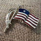 Ladies Hawkins Flag Enameled Pin