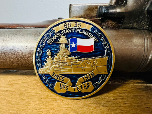 Battleship Texas Commemorative Challenge Coin