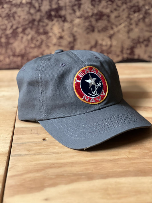 Gray Texas Navy Patch Cap