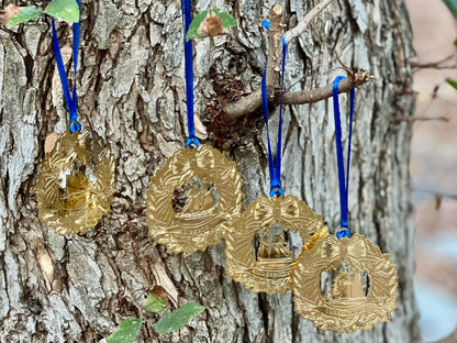 First Texas Navy Christmas Ornaments (set of 4)