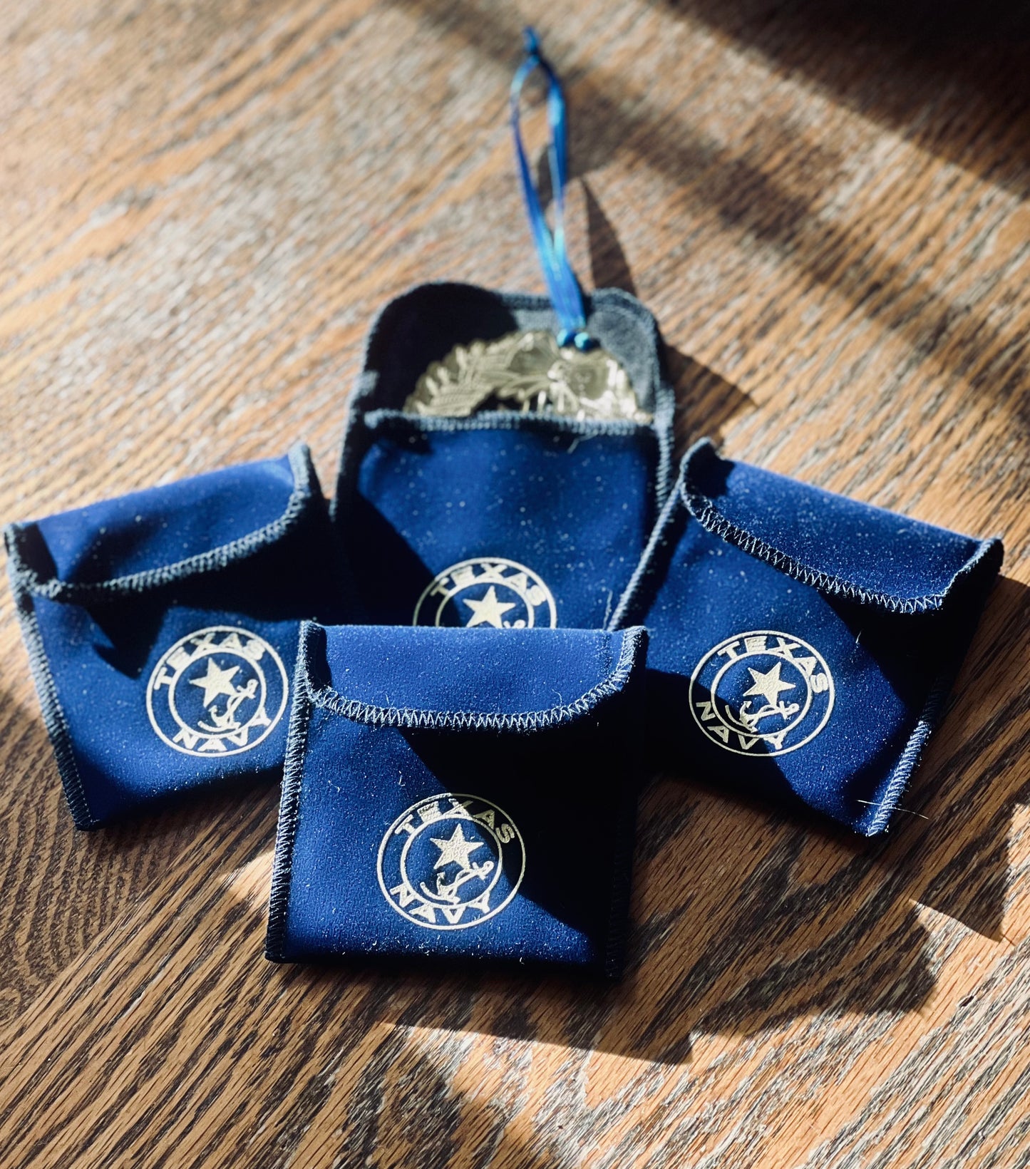 First Texas Navy Christmas Ornaments (set of 4)