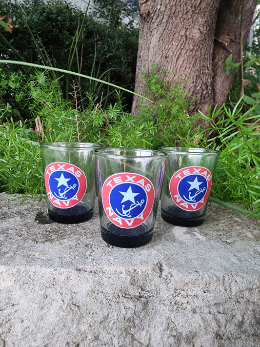 Texas Navy Association Shot Glass