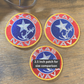 TNA 3 Inch Blazer Crest (pair)