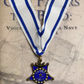 Texas Navy Admiral Enameled Brass Medal
