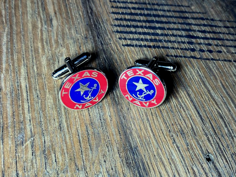 Texas Navy Logo Cuff Links