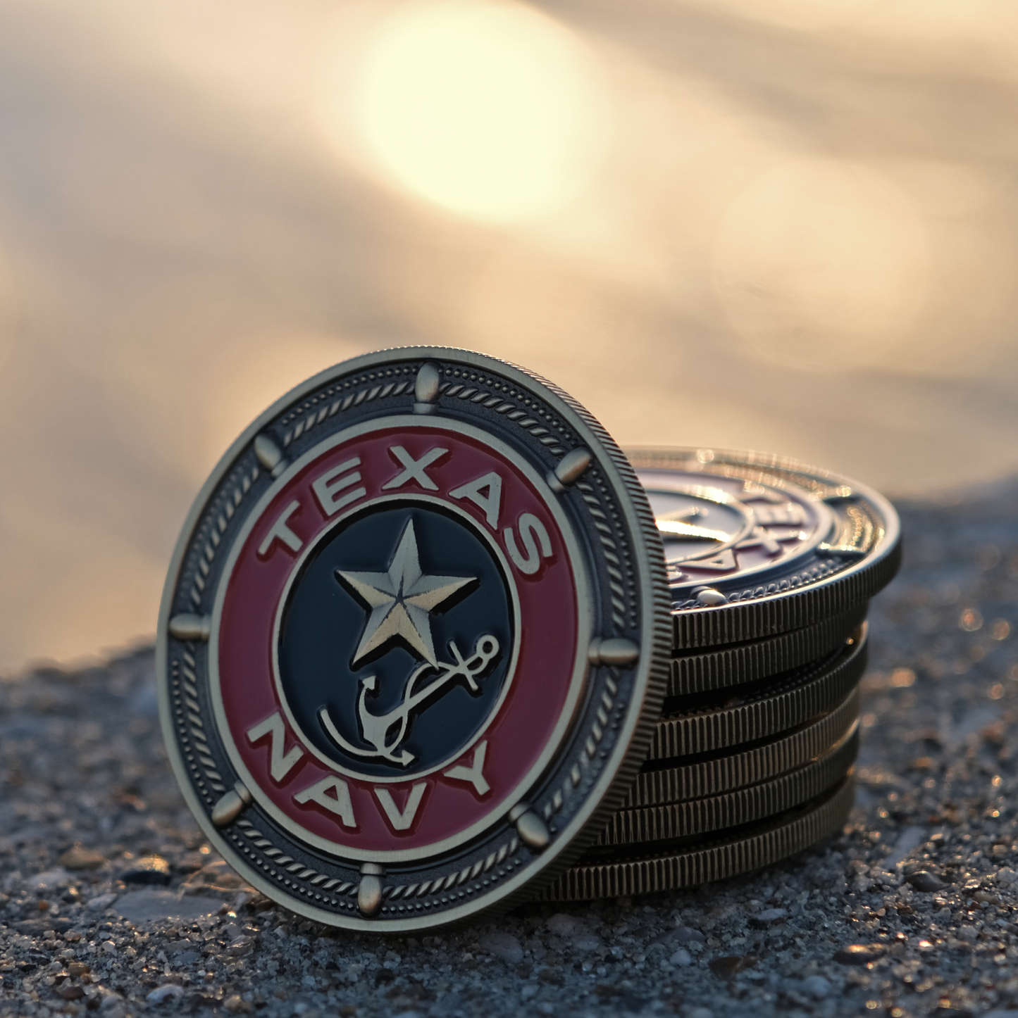 Texas Navy Challenge Coin