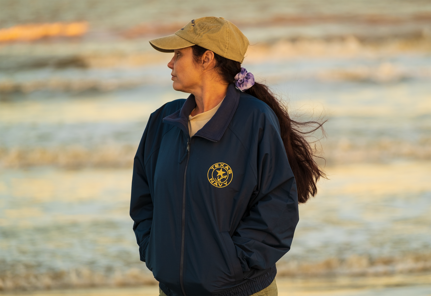 Texas Navy Windbreaker/Jacket